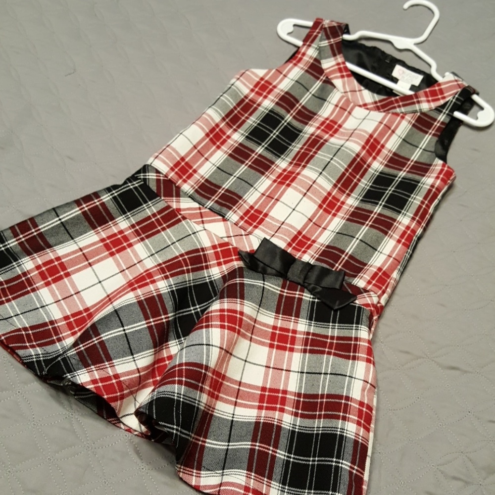 Children's Place dropped waist holiday dress